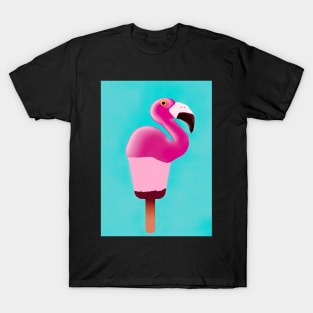 Flamingo Ice Cream T-Shirt